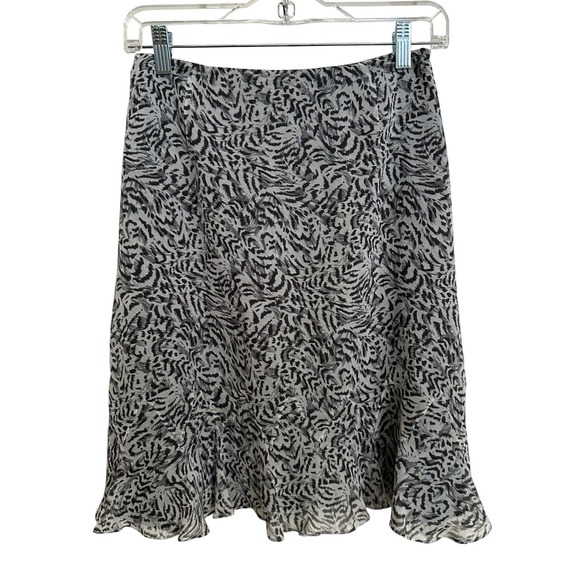 Escada Dresses & Skirts - Vintage ESCADA Neiman Marcus 100% Silk Abstract Print Mini Skirt 34 XS